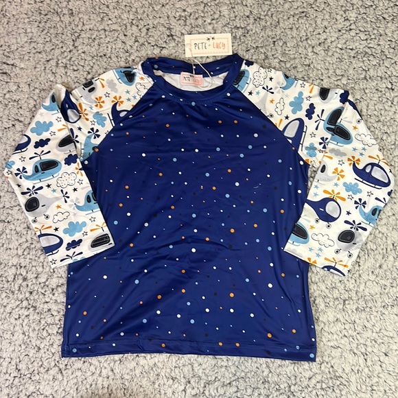 Pete and Lucy Long Sleeve Boy Shirt - Picture 1 of 7